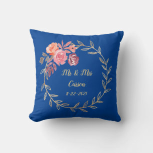Floral Wreath Keepsake Cushion