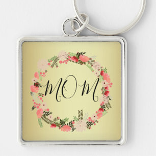 Floral Wreath Key Ring