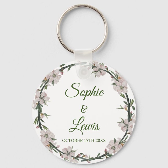 Floral Wreath Key Ring (Front)