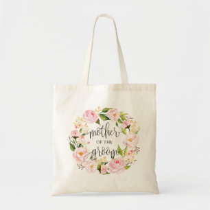 Floral Wreath, Mother of the Groom, Calligraphy-2 Tote Bag