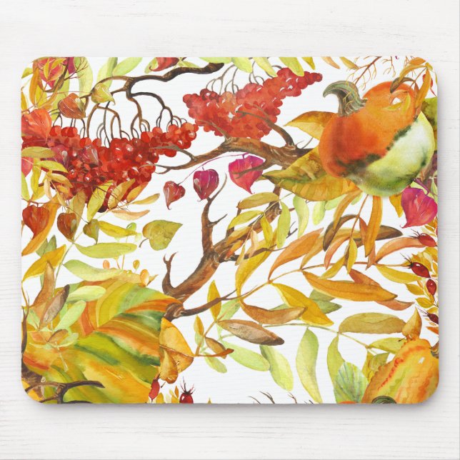 Floral Wreath Mouse Pad (Front)