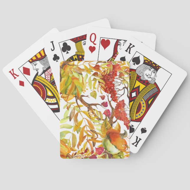 Floral Wreath Playing Cards (Back)