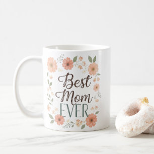 Floral Wreath Quote Mug Ceramic Coffee Mug