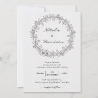 Floral Wreath | Sketch Peony Wedding Celebration