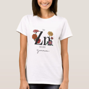 Floral Zinc Element T-Shirt