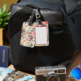 Floral - Zoe Luggage Tag