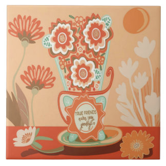 FloralDesign In Unique Style Tile