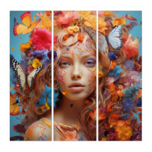 Florale Metamorphosis: Butterfly