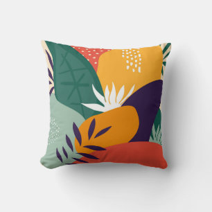 Floralium Modern Botanical Pattern Cushion