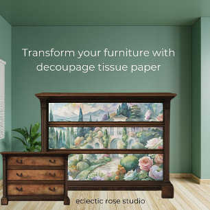 Florals and Villa Decoupage Tissue Paper