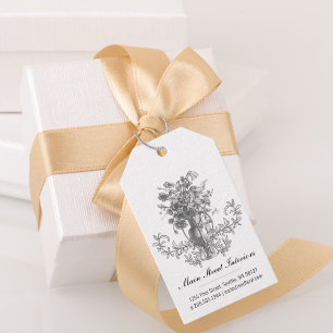 Florals Antique Small Business Price Gift Tags