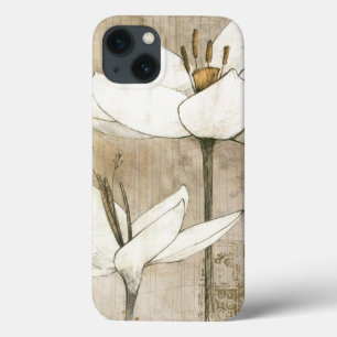 Florals Drawn by Pencil iPhone 13 Case