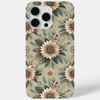 Florals on Sage iPhone 15 Pro Max Case