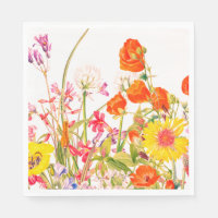 Florals Orange, Yellow, Blue, Mauve