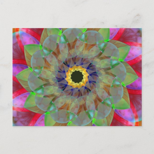 Floramoeba Gold Postcard (Front)