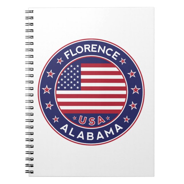 Florence, Alabama, USA Notebook (Front)