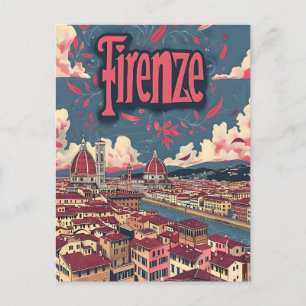 Florence art postcard
