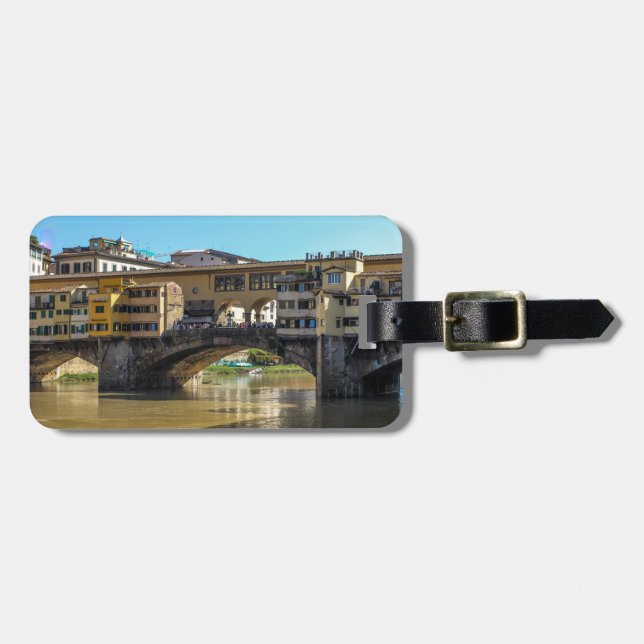 Florence bridge luggage tag (Front Horizontal)