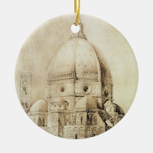 Florence Cathedral from the East, from 'Fragments Ceramic Tree Decoration (Front)