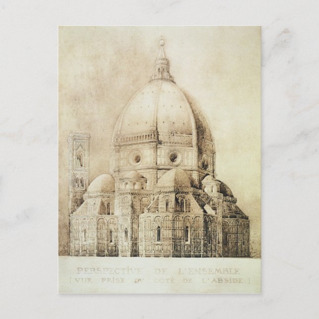 Florence Cathedral from the East, from 'Fragments Postcard (Front)