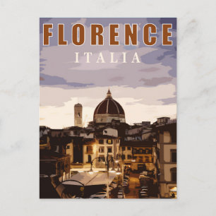 Florence cathedral summer touring italy postcard