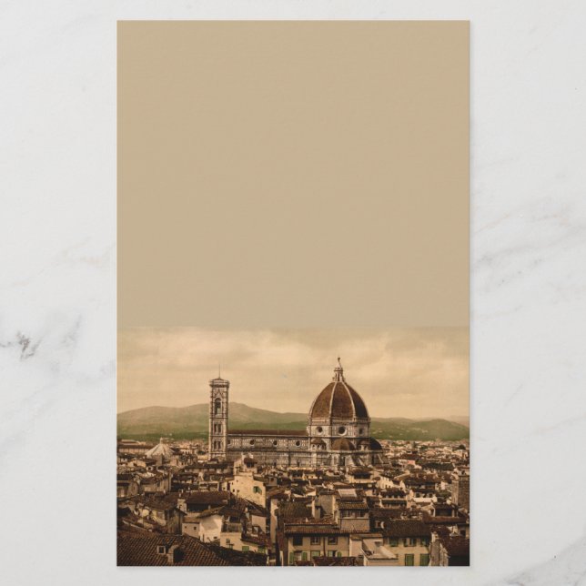 Florence Cathedral, Tuscany, Italy Stationery (Front)