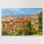 Florence City Skyline Tuscany Italy Jigsaw Puzzle<br><div class="desc">This gorgeous cityscape jigsaw puzzle features beautiful Florence in Tuscany,  Italy. #florence #italy #tuscany #cityscape #skyline #travel #adventure #cathedral #jigsaw #puzzle #jigsawpuzzle #gifts #fun #stockingstuffers #games #landscape</div>