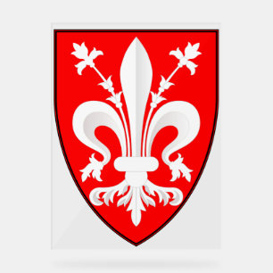 Florence Coat of Arms Acrylic Sign