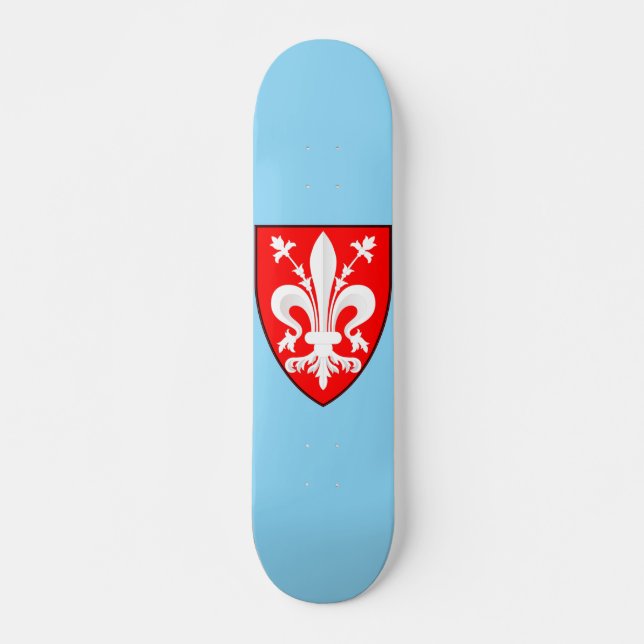 Florence Coat of Arms Skateboard (Front)