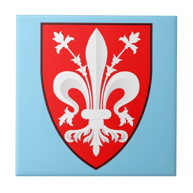 Florence Coat of Arms Tile (Front)