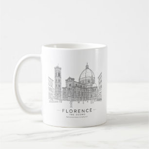 Florence Duomo Renaissance Line Art Coffee Mug
