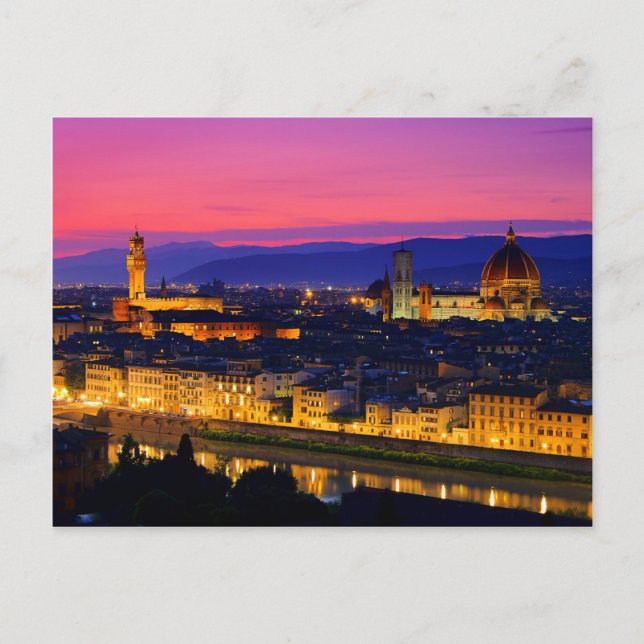 Florence evening postcard (Front)