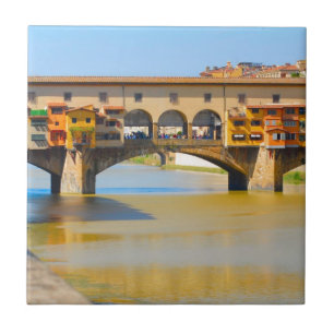 Florence -Firenze, Ponte vecchio Tile