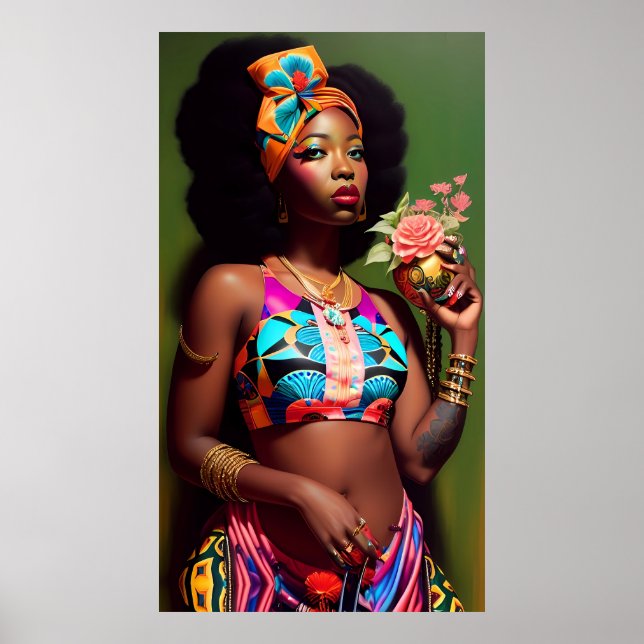 Florence Flowering - Ken Gauge Art Poster (Front)