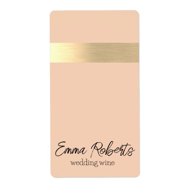 Florence Gold Foil Rustic Faux (Front)