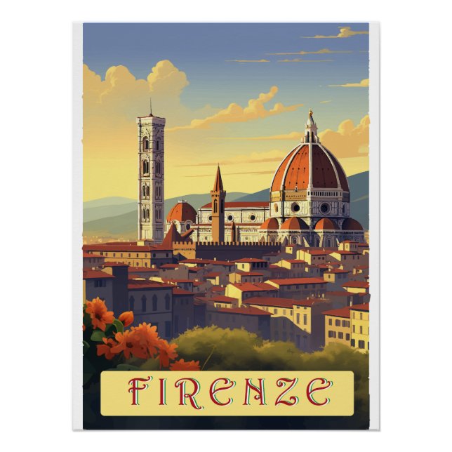 Florence heart of Tuscany Poster (Front)