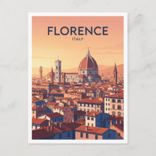Florence Historic Centre Italy Keepsake Postcard