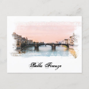 **  Florence Italian Language Firenze Italia AP12 Postcard