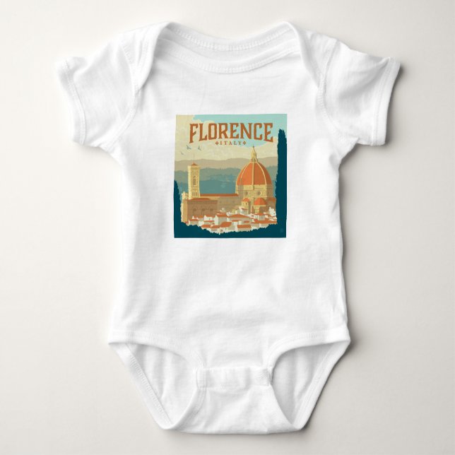 Florence, Italy Baby Bodysuit (Front)