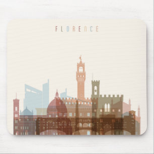Florence, Italy City Skyline Mouse Pad