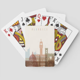 Florence, Italy City Skyline Playing Cards