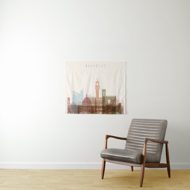 Florence, Italy | City Skyline Tapestry (In Situ (Horizontal))