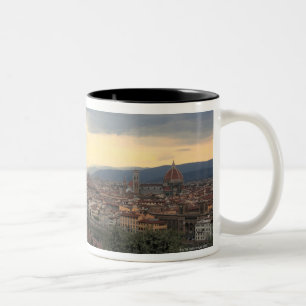 Florence, Italy Cityscape. Two-Tone Coffee Mug