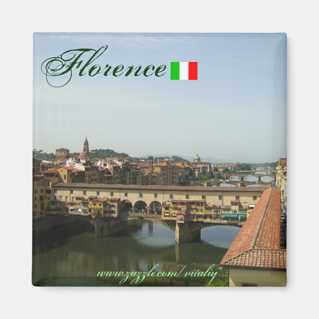 Florence Italy cool magnet design (Front)