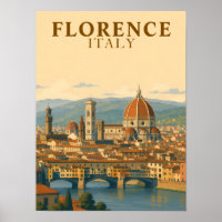 Florence Italy Duomo Vintage Travel