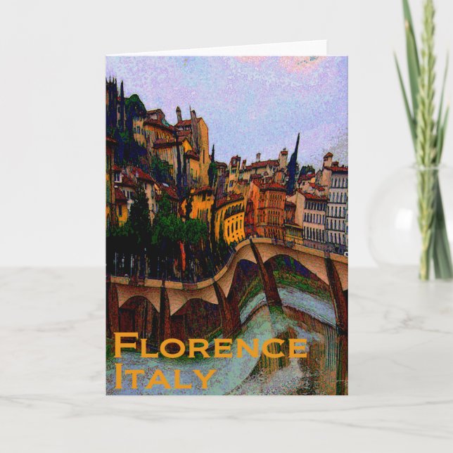 Florence Italy Greeting Card (Front)