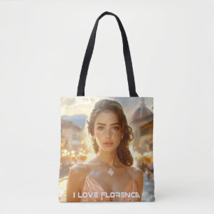 FLORENCE - ITALY - I LOVE FLORENCE TOTE BAG