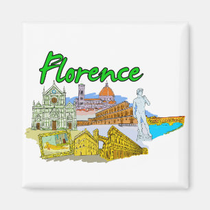 Florence - Italy.png Magnet