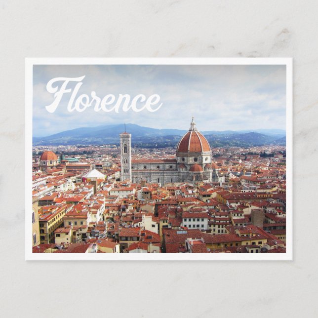 Florence Italy Postcard (Front)