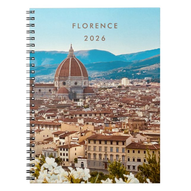 Florence Italy Travel Journal Diary Notebook (Front)
